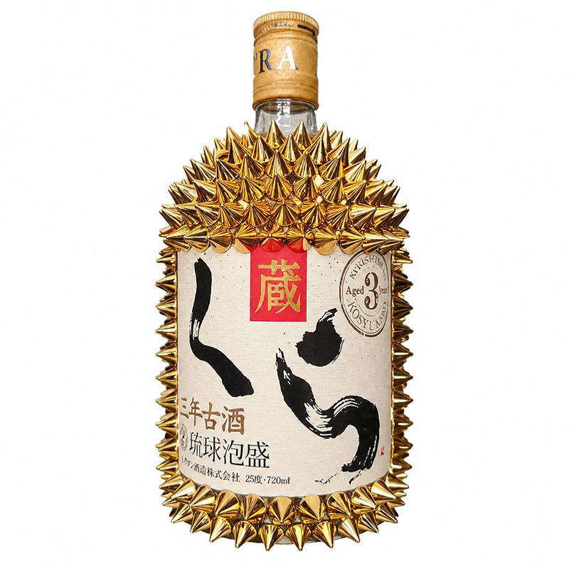 ヘリオス酒造 くら 沖縄 3年古酒 デコレーションボトル 泡盛 720ml ×1