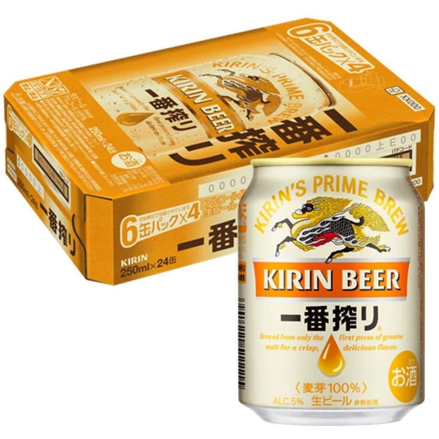 一番搾り キリン 250ml×6本×4パック [ 250ml×24本 ][1ケース