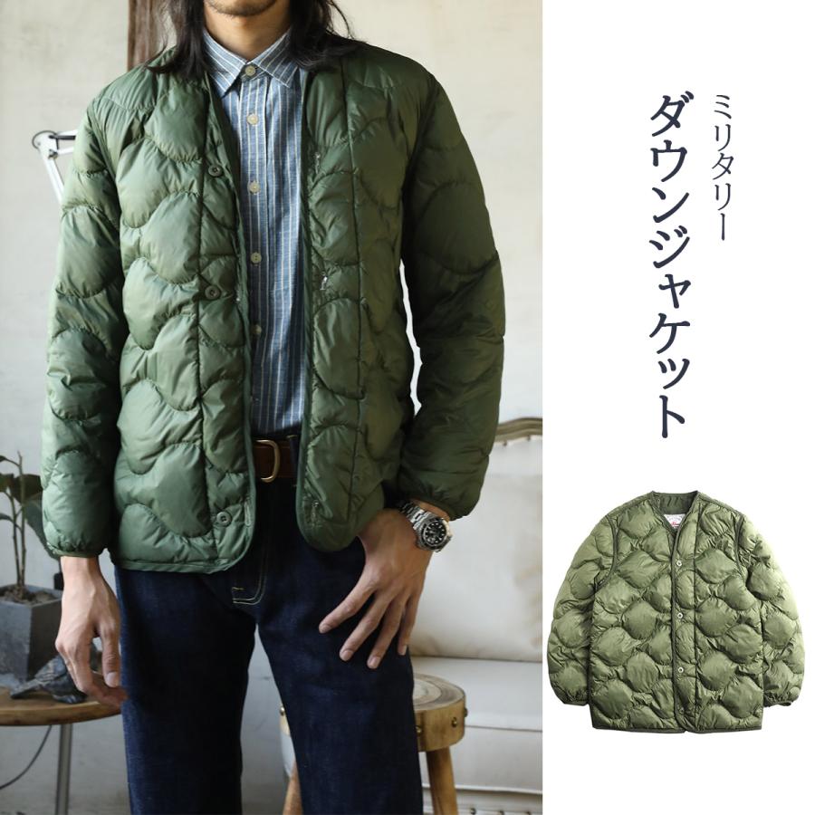 軍事風 ダウンジャケット アメカジ メンズ ミリタリー ライナー アウター インナー アヒルダウン90 軽い 暖かい 代 30代 40代 50代 60代 Gz 191 Doodaストア 通販 Yahoo ショッピング