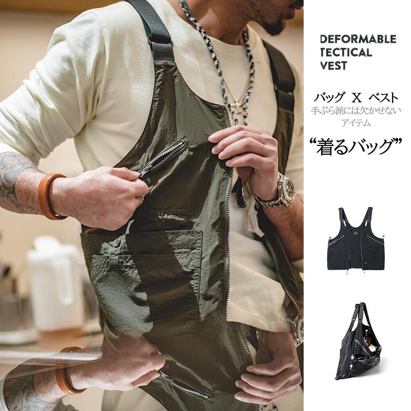 フィッシングベスト　黒色　登山　釣り　フィッシング　アメカジ　XXL