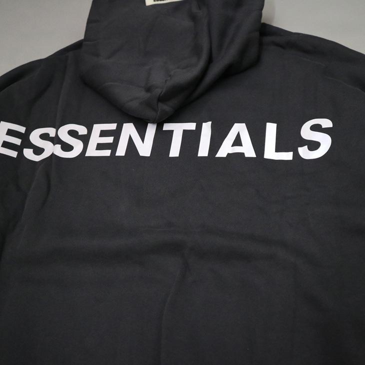 FOG ESSENTIALS リフレクターロゴフーディ Mサイズ FOG ESSENTIALS - リフレクターロゴフーディ - Fear Of God