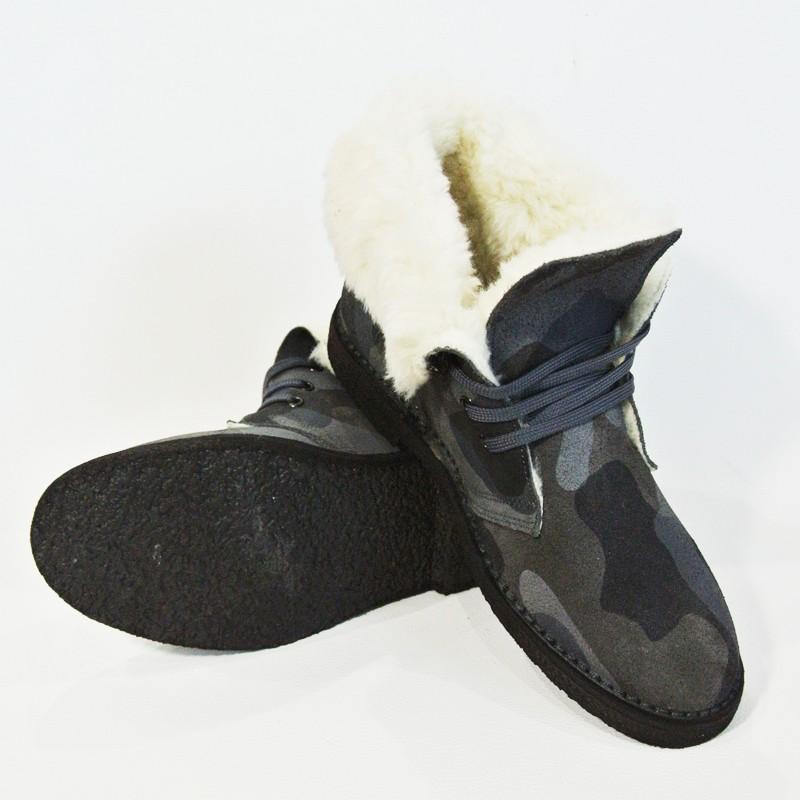 ROSSO ARTIGIANO(ロッソ アルティジャーノ) ファー付きショートブーツ