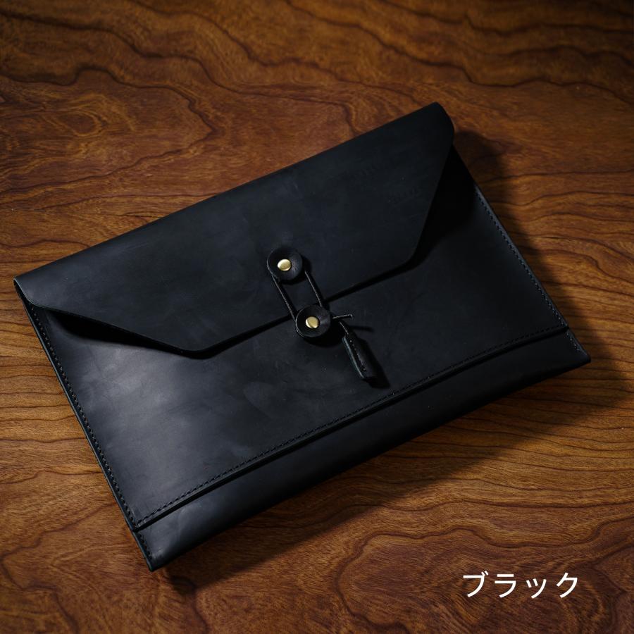 MacBook Air クラッチバッグ PCバッグ レザー iPad 本革バッグ A4