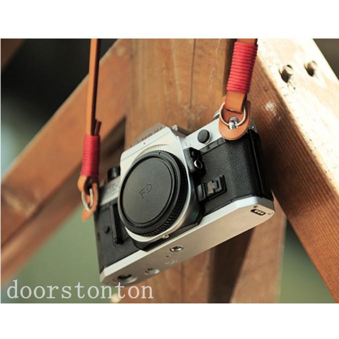 ロングストラップ camera 本革 カメラ ストラップ リング カバー