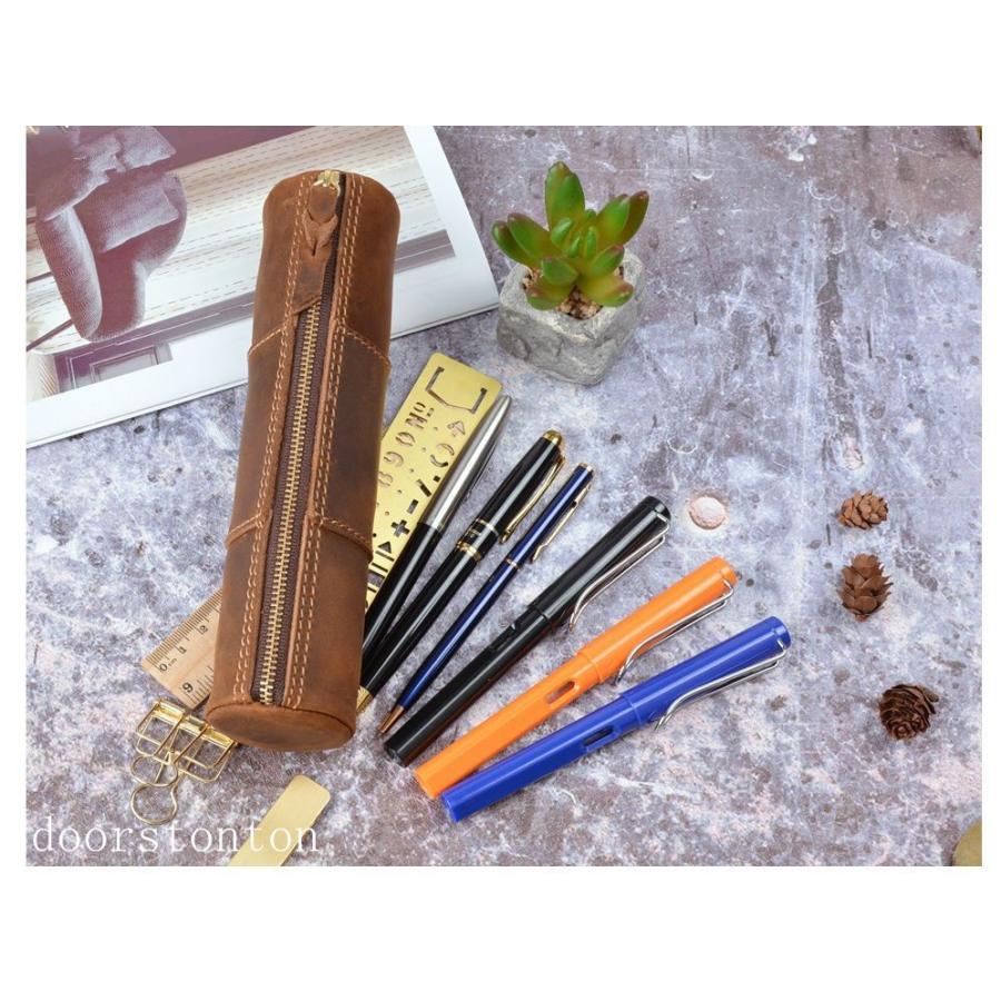 超歓迎 ペンケース おしゃれ 革 ファスナー メンズ レディース 筆箱 シンプル 本革 プレゼント 贈り物 ギフト 就職 入学 進級 誕生日 レザー Materialworldblog Com