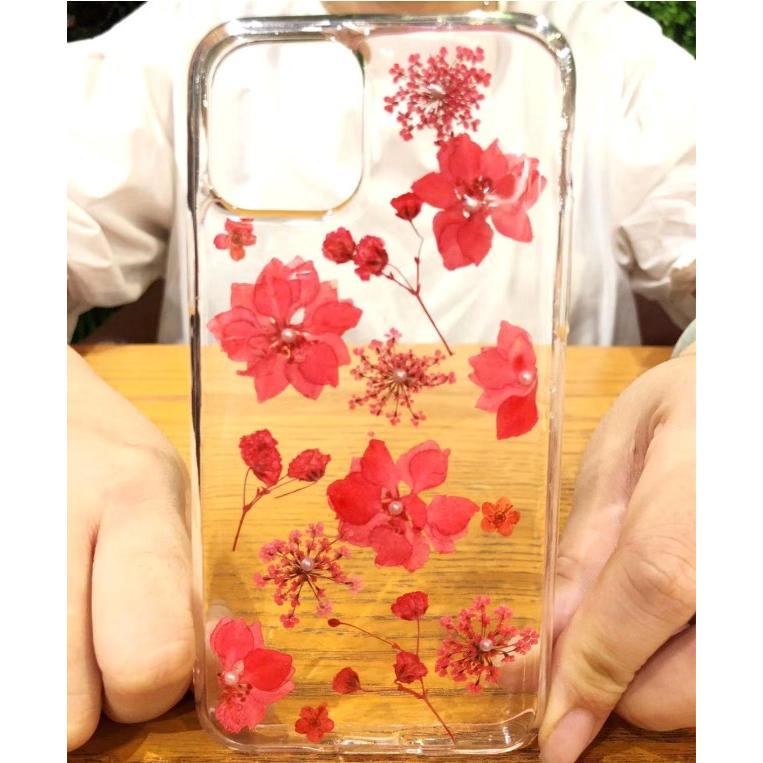 iPhone 11 iphone11pro iphone11 Max iPhone用 押し花 フラワー ケース 