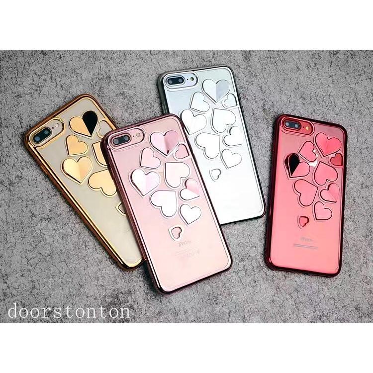 Iphone6s Iphone7 Iphone6plus Iphone7plus Iphone8 Iphone8plus Tpu ハート 透明 立体 耐衝撃 ソフトケース スマホケース 面白い 携帯カバー かわいい 1708 Doorstonton 通販 Yahoo ショッピング