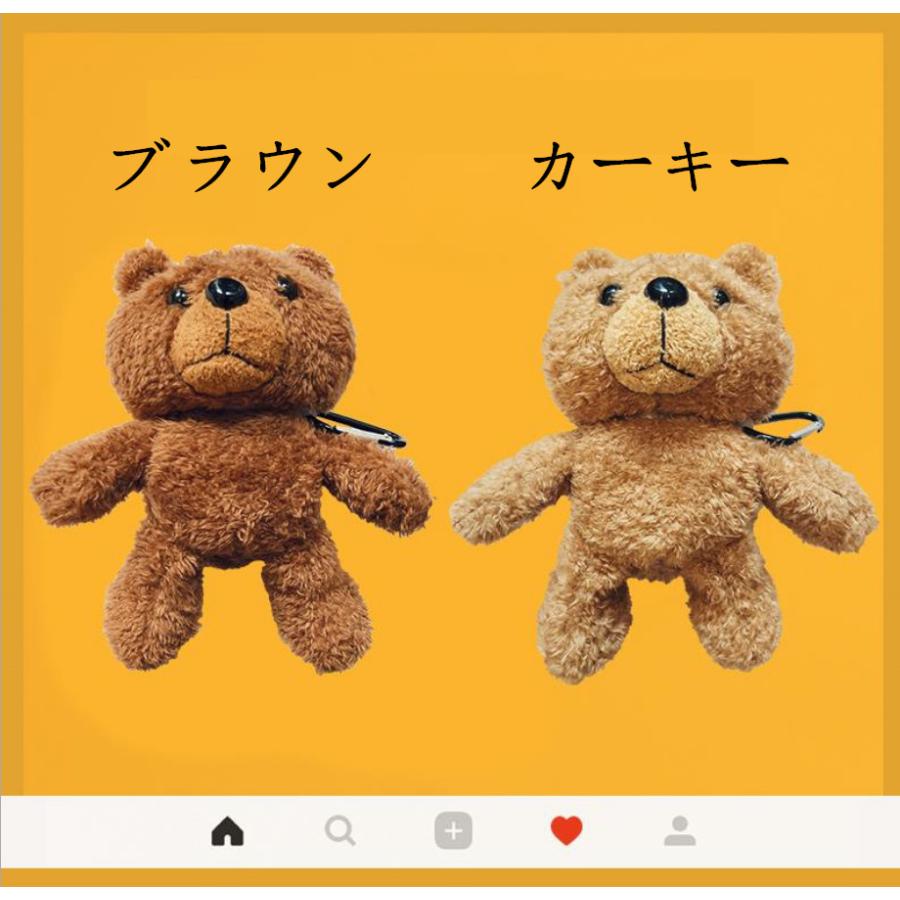 AirPods3 AirPods1/2 Airpods Pro ケース フワフワ ぬいぐるみ クマ