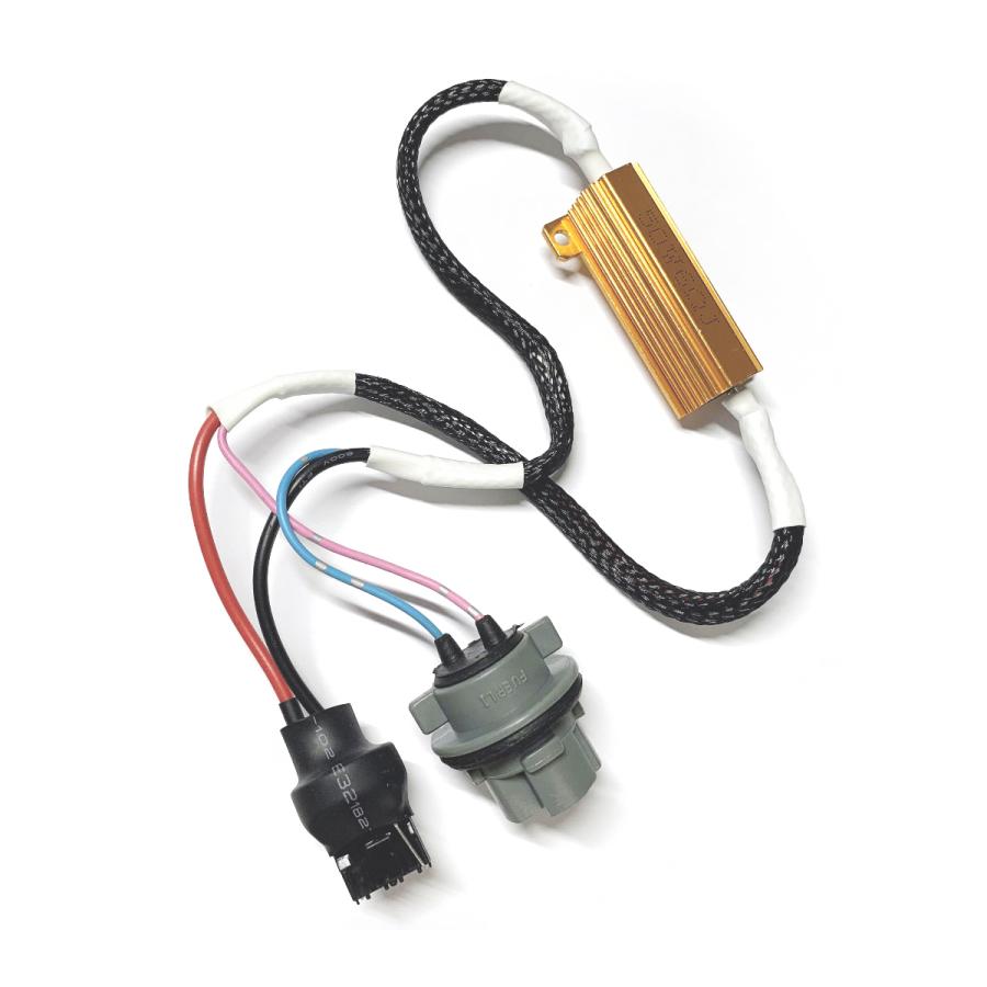 T20LEDウインカー+ハイフラ防止抵抗器 ウインカー ハイフラ防止 抵抗器 T20 ピンチ違い兼用 汎用 | Dopest