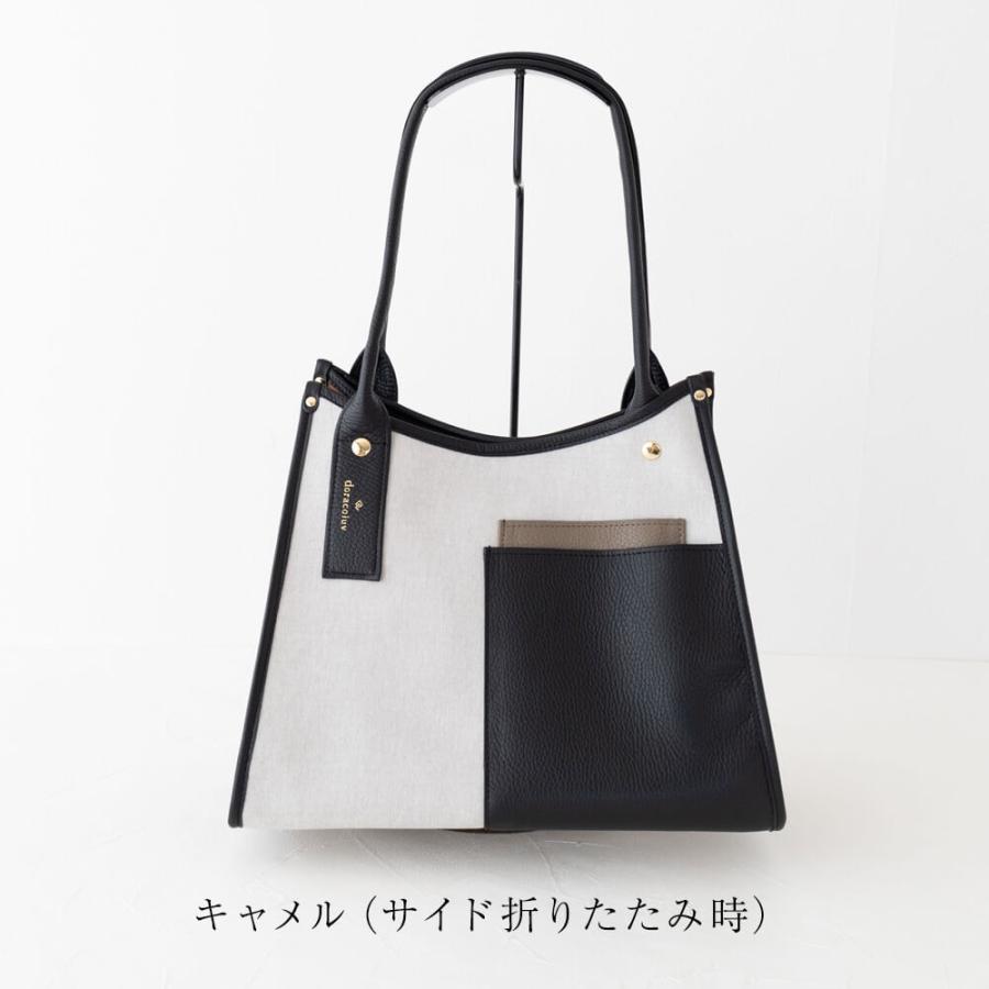 多機能 トートバッグ Chaleur シャルール 大容量 日本製 A4が入る レディース 本革 撥水 DORACO doracoluv ブランド ドラコラブ 神戸 ギフト 人気の画像