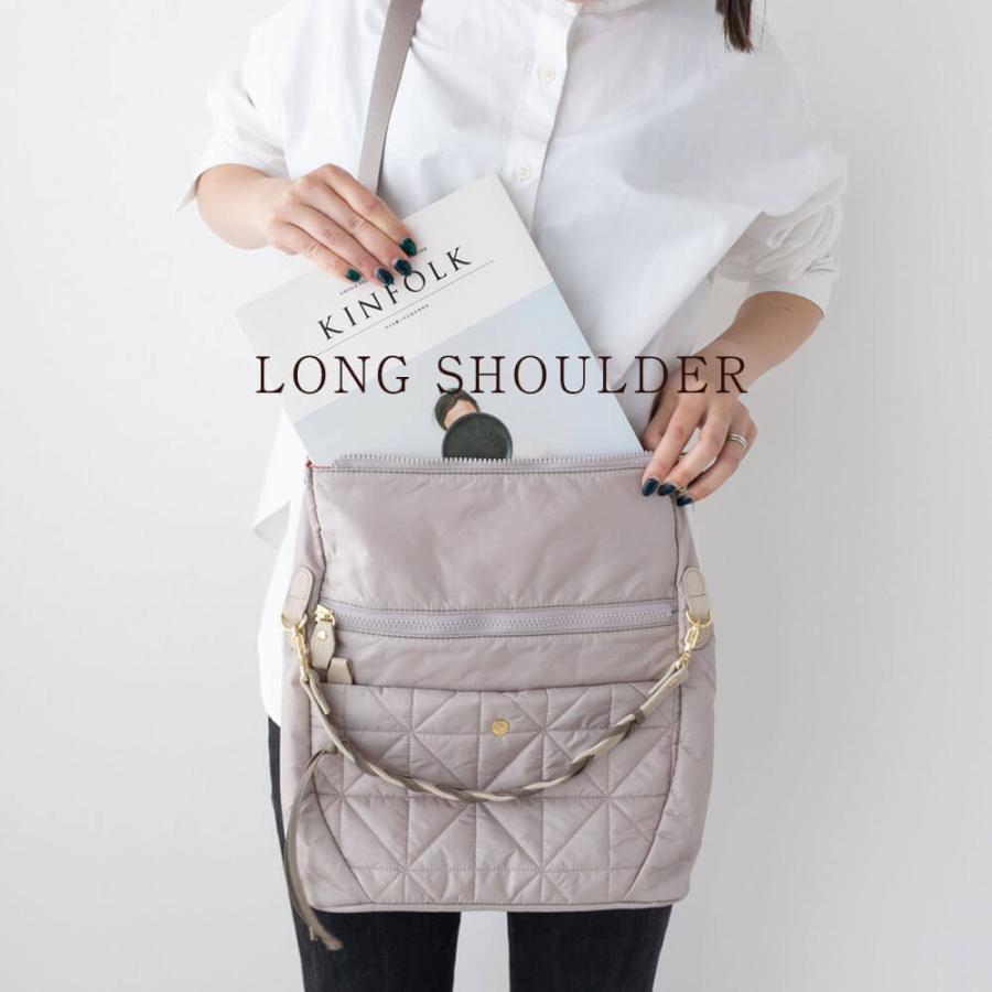 折りたためる高機能 5way ショルダーバッグ レザー編みハンドル 