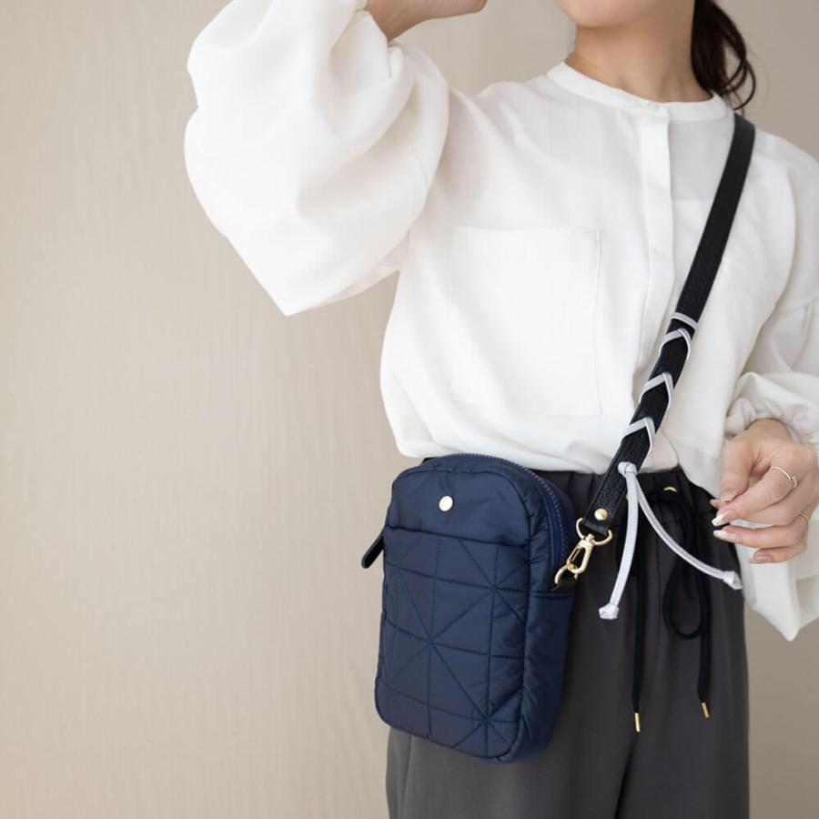 お財布機能付き ショルダーバッグ / mofmo モフモ 超軽量 DORACO doracoluv 神戸 ブランド 人気 日本製 人気 本革 ナイロン 斜めがけ |  | 02