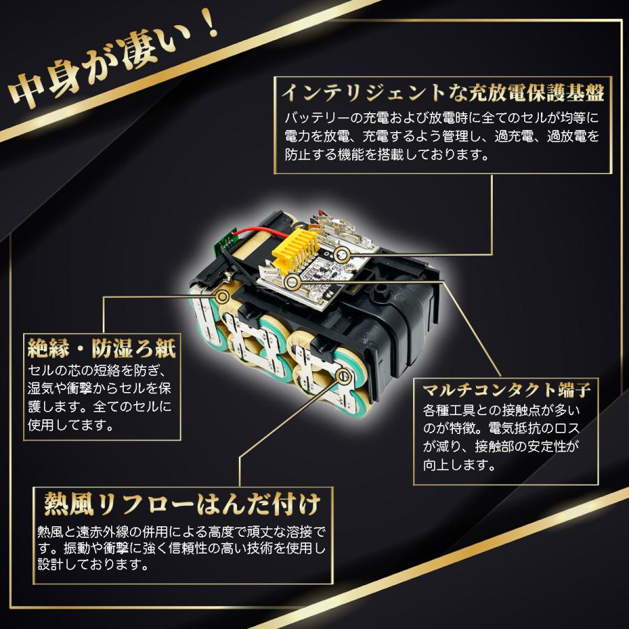 2個セット マキタ 14.4V 大容量 6.0Ah 互換 バッテリー BL1460B 2個セット マキタ 14.4V 大容量 6.0Ah 互換 バッテリー BL1460B