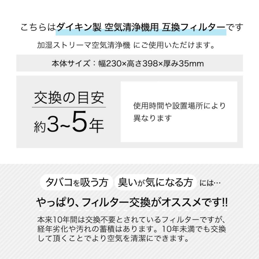 ダイキンに使える 空気清浄機用 KAFP085A4 集じんフィルター 2420446