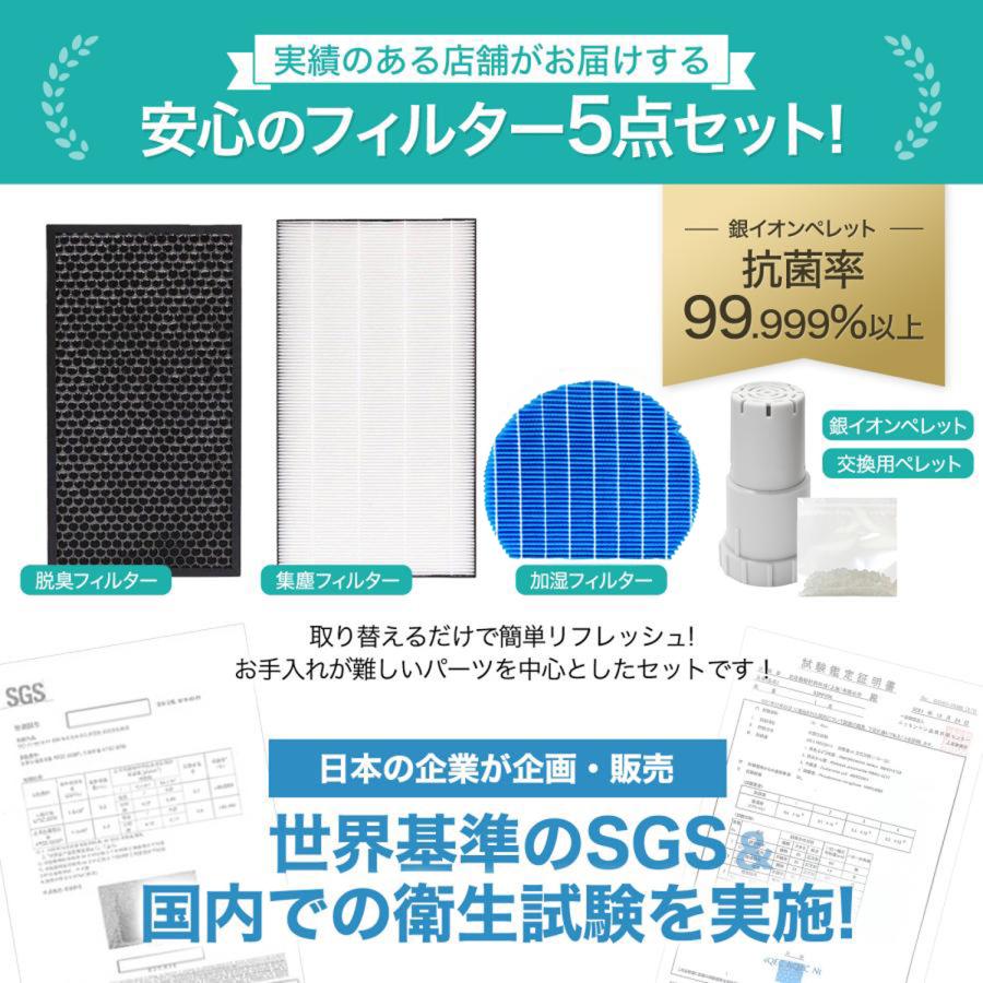 SHARP（シャープ） シャープSHARP互換 空気清浄機 加湿フィルター5点