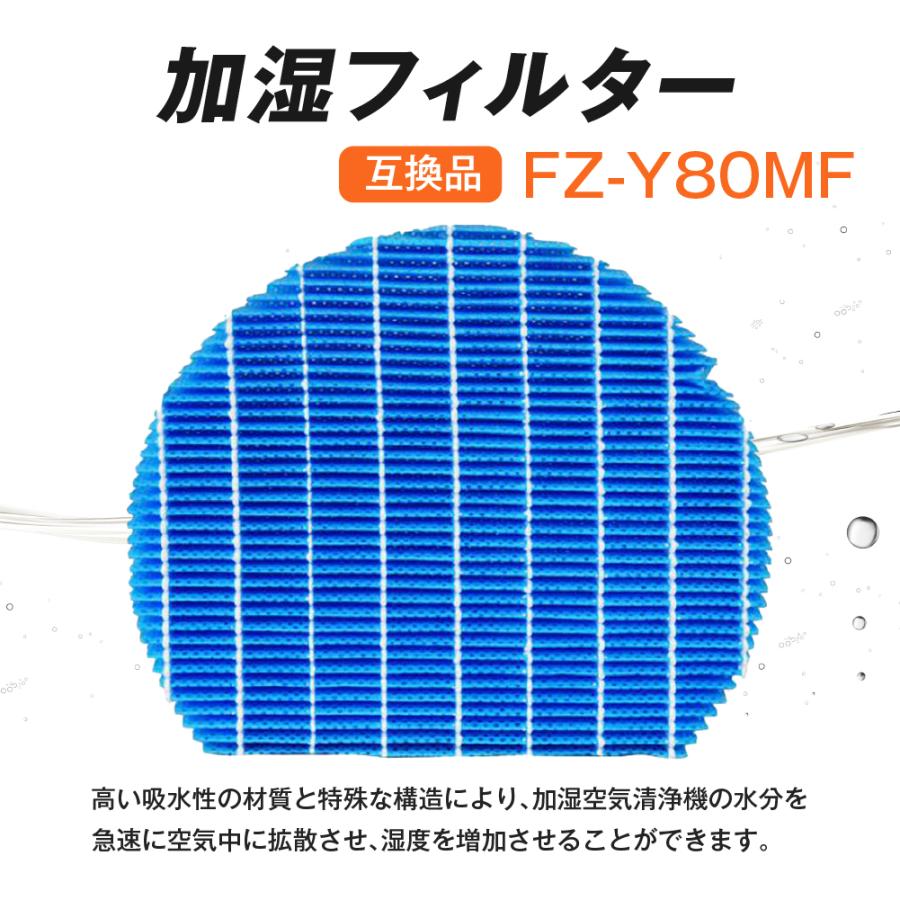 シャープ(SHARP)用　空気清浄機フィルターFZ-D50HF 脱臭フィルター FZ-D50DF FZ-F50DF 集じんフィルター 交換用  FZ-Y80MF 加湿フィルター 互換 FZ-AG01k1｜dorarecoya｜07