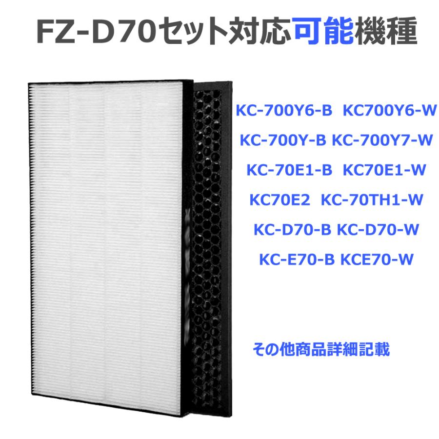 加湿空気清浄機用 FZ-D70HF 脱臭フィルター FZ-D70DF FZ-F70DF 集じんフィルター HEPA FZ-F70DF 交換用 非純正 FZ-Y80MF 加湿フィルター 互換 FZY80MF FZ-AG01k1｜dorarecoya｜11