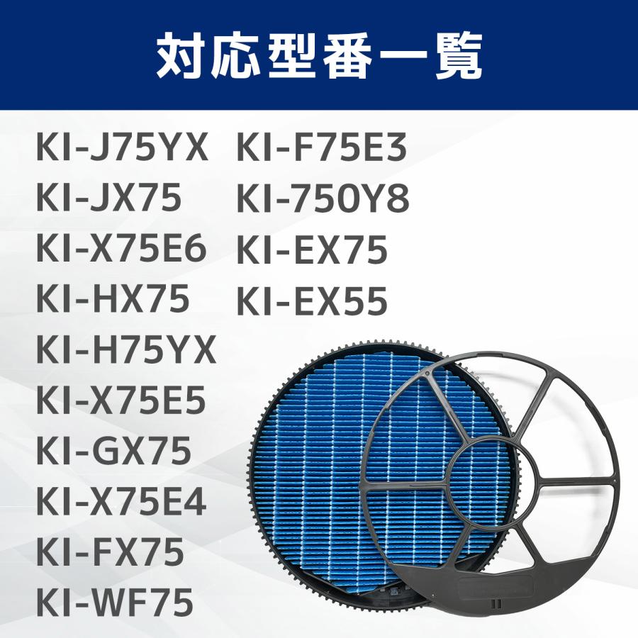 シャープ互換 加湿空気清浄機用 FZ-AX80MF 加湿フィルター FZ-PF80K1 プレフィルター6枚入 FZ-AG01k1 イオンカートリッジ 交換フィルター３点｜dorarecoya｜03