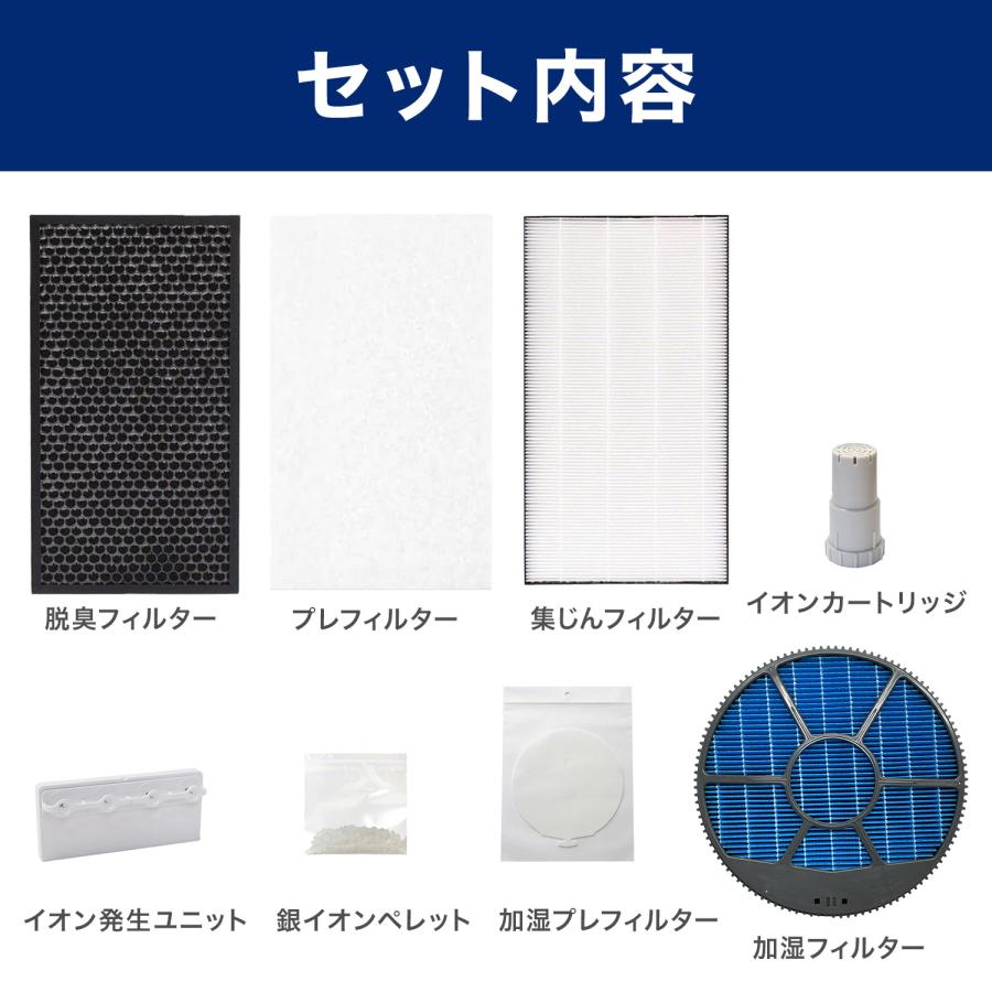 シャープ互換 加湿空気清浄機用 FZ-BX70HF FZ-BX70DF FZ-AX80MF FZ-AG01k1 FZ-PF10MF FZ-PF70K1 IZ-C75S 集じんフィルター 脱臭フィルター 加湿フィルター｜dorarecoya｜02