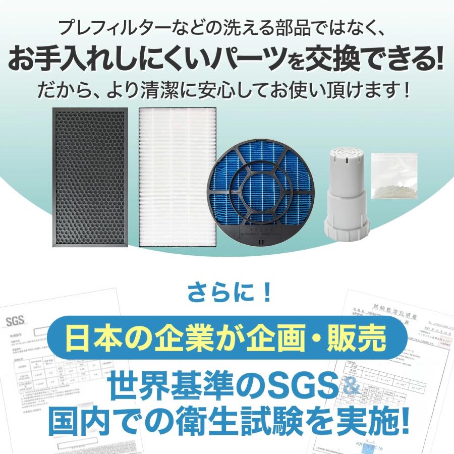 シャープSHARP互換 空気清浄機 加湿フィルター FZ-Y80MF 枠付き 交換用