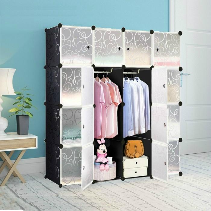 マジック収納ボックス クローゼット ハンガーラック 衣装ケース 衣類収納 Diy収納 収納棚 組み立て式 16個ラックセット 大容量 収納ボックス 防水 防塵 後付け Gs223 Yuki Trading おしゃれ インテリア 通販 Yahoo ショッピング