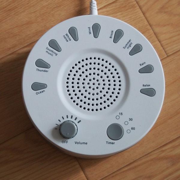 快眠グッズ ホワイトノイズマシン 安眠 快眠 不眠 対策 熟睡 睡眠誘導マシン 睡眠不足解消 睡眠誘導 赤ちゃん 勉強 仕事場 作業 昼寝 出張 ホワイト | ブランド登録なし | 07