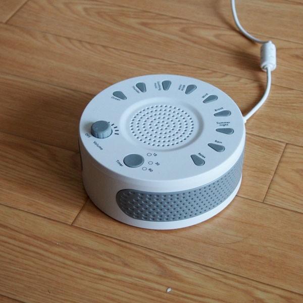 快眠グッズ ホワイトノイズマシン 安眠 快眠 不眠 対策 熟睡 睡眠誘導マシン 睡眠不足解消 睡眠誘導 赤ちゃん 勉強 仕事場 作業 昼寝 出張 ホワイト | ブランド登録なし | 08