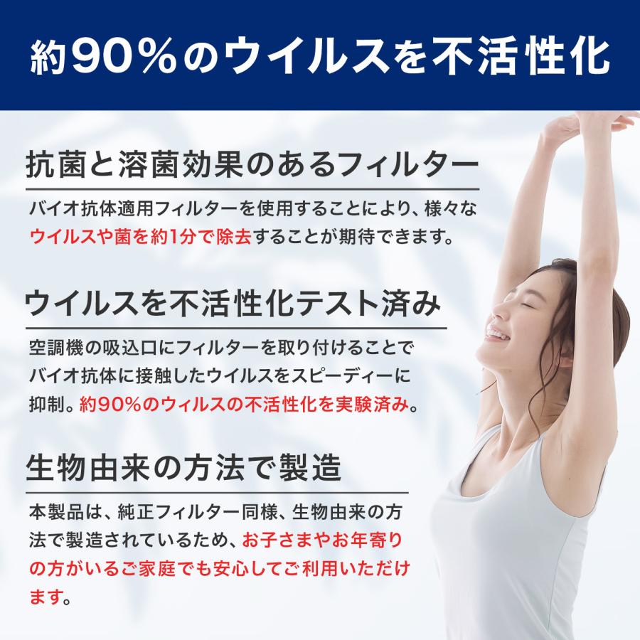 ダイキンに使える バイオ抗体適用フィルター KAF080A4 ( 99A0526