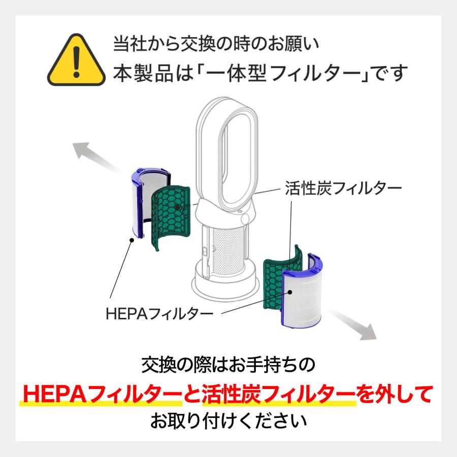 ダイソン(dyson)互換 フィルター 空気清浄機 PH04 PH03 HP07 HP09 TP07