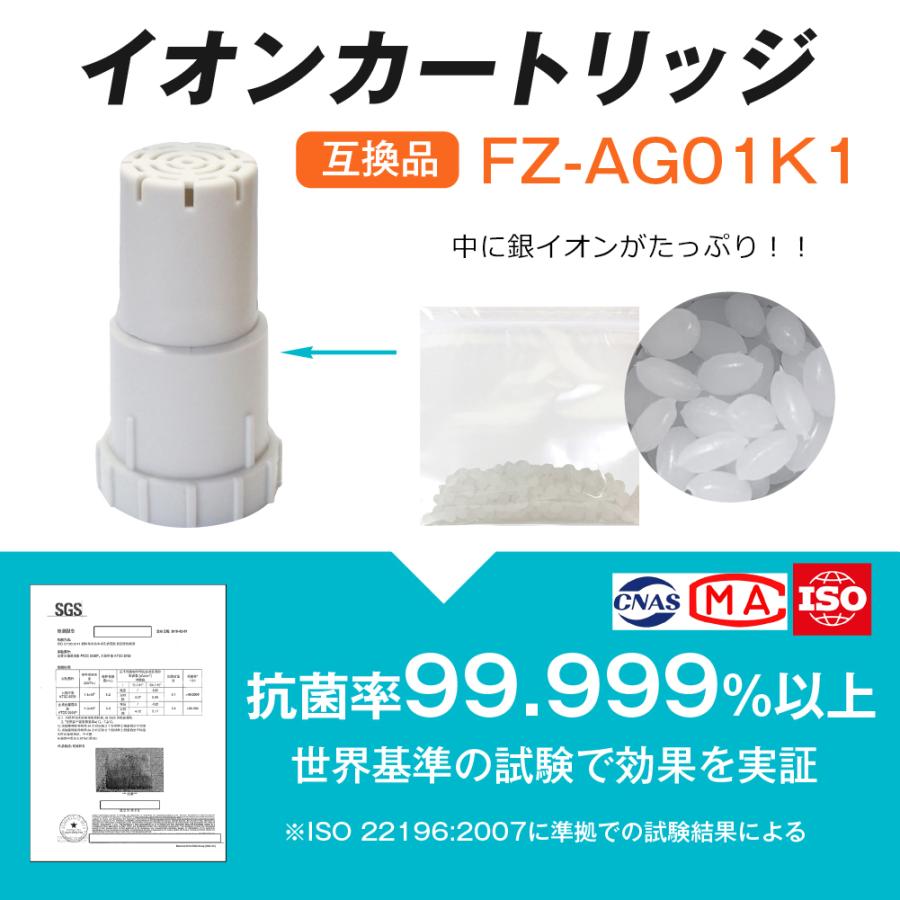 シャープ(SHARP) 加湿空気清浄機用 加湿フィルター FZ-Y80MF  Ag+イオンカートリッジ FZ-AG01k1 2点セット 互換品　非純正 互換フィルター｜dorarecoya｜03