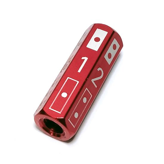 石ころ様 六角ナット【赤】2・3・6面ダイス DTD6nut06 : サイコロ専門店