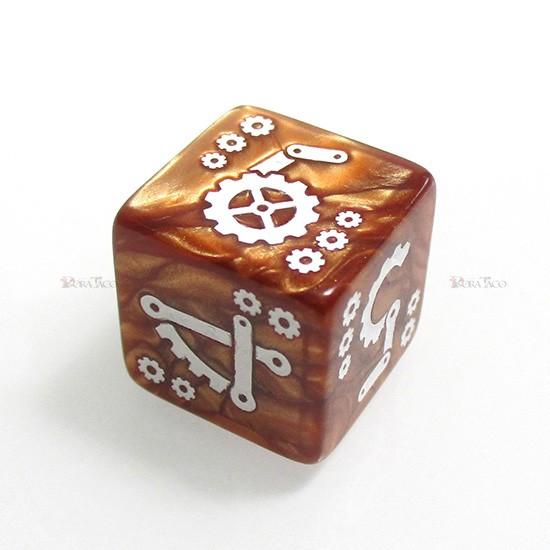 サイコロ ダイス スチームパンクダイス 歯車 キャラメル 6面フルカスタム 単品サイコロ Dtdsteampunk04 サイコロ専門店ドラタコ ヤフー店 通販 Yahoo ショッピング