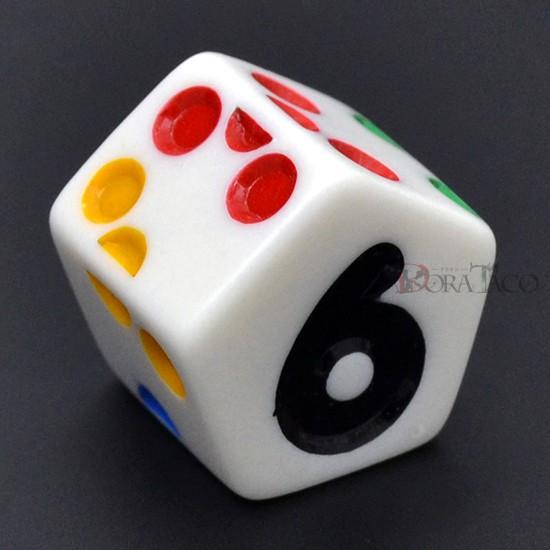 サイコロ ダイス／7面ダイス単品【ホワイト】 : サイコロ専門店