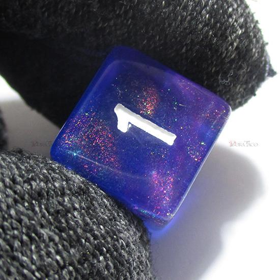 ラメ加工【ディープ】 多面体ダイス7個セット HDAR47 : サイコロ専門店