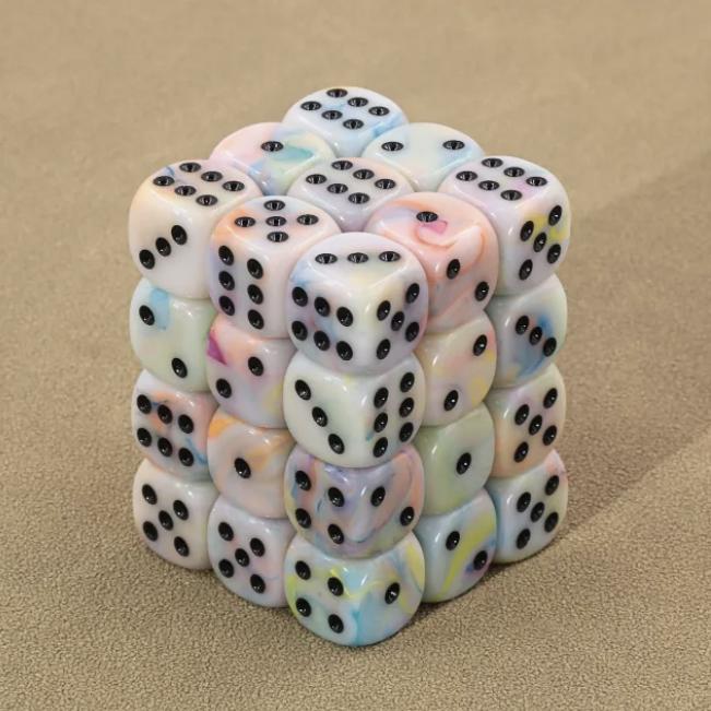単品◇12mm【カラフルシルク】6面サイコロ(ダイス) hdsp76 : サイコロ
