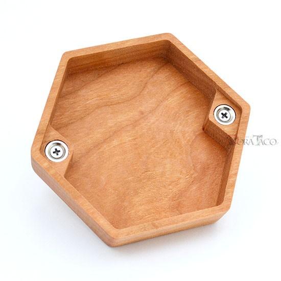 六角形ダイスボックス【神秘の目／チェリー木材】 : サイコロ専門店