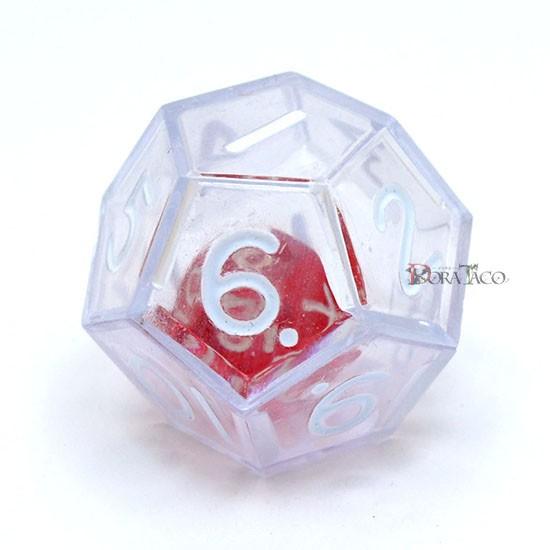 サイコロ ダイス／ダブルダイス 12面単品 クリア : サイコロ専門店