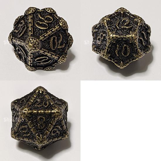 サイコロ ダイス ポイズンダガー メタルダイスセット 黄銅色 Udmeda02 サイコロ専門店ドラタコ ヤフー店 通販 Yahoo ショッピング