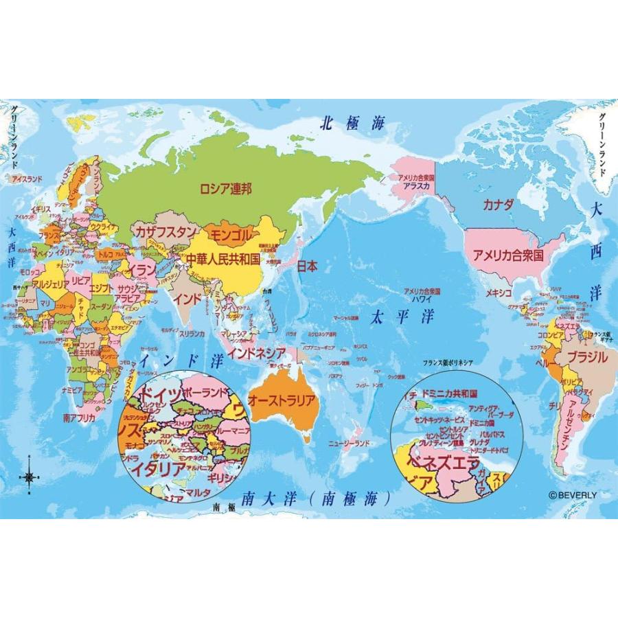 108ピース ジグソーパズル 世界地図 マイクロピース(10x14.7cm) : どら