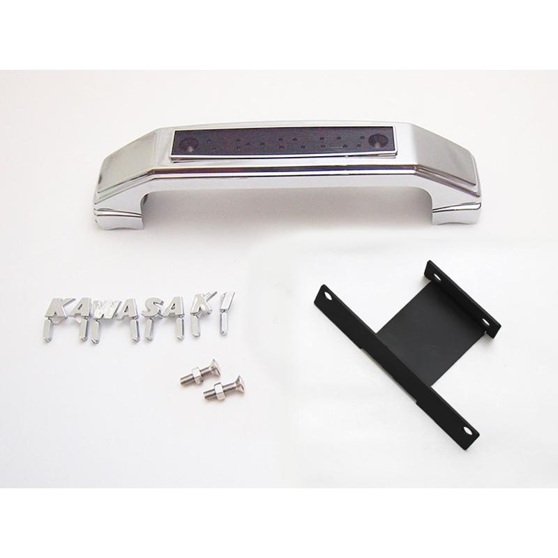 Z650RS フォークカバーエンブレム 大文字 メッキ ドレミ