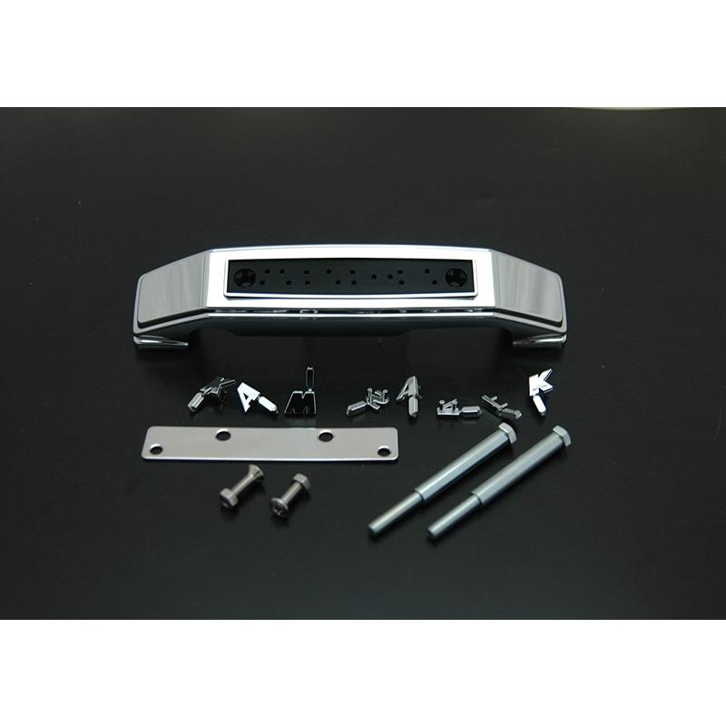 ゼファー1100 フォークカバーエンブレム（文字：KAWASAKI、本体：メッキ）ステー付き | 