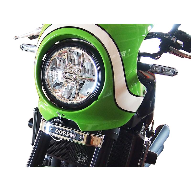 Z900RS CAFE フォークカバーエンブレム(メッキ)DOREMI ステー付き |  | 04