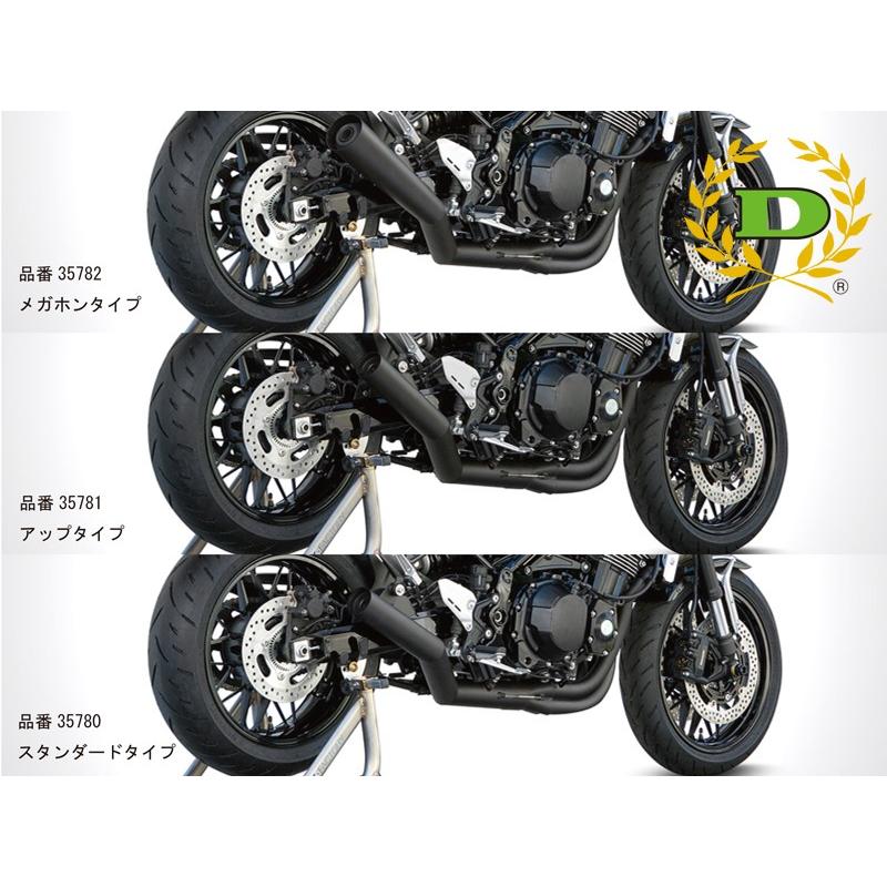 Z900RS フルエキゾーストマフラー メガホンタイプ : ドレミ