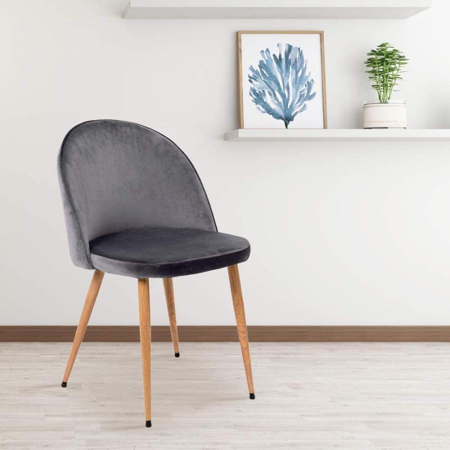オーエスジェイ(OSJ) ダイニングチェア ベルベット デザイナーズ家具 サイドシェルチェア イームズチェア シェルチェア 椅子 いす リプ