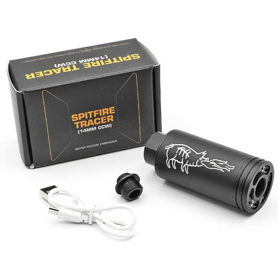 メーカー包装済 マズルフラッシュ 再現 良品武品 Spitfire Noveske Kx3 Kx5 タイプ フルオートトレーサー バッテリー内蔵 14m 上質で快適 Sms Convexinteractive Com