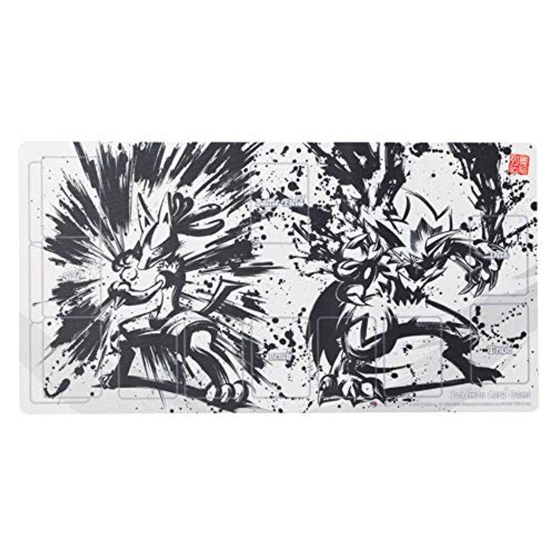 あす楽対応 ポケモンセンターオリジナル ルカリオ ゼラオラ 墨絵列伝 ラバープレイマット ポケモンカードゲーム トレーディングカード Paulstractors Com