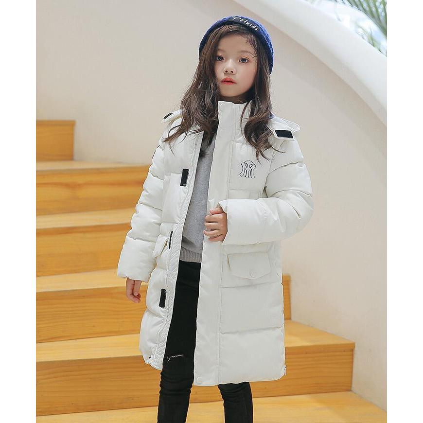 秋冬 中綿コート ロング丈 中綿ジャケット フード付き 中綿入り 防寒コート 女の子 子供服 キッズ ジュニア アウター 軽量 秋冬物 防寒防風 暖か 人気 Www Supersport Tn