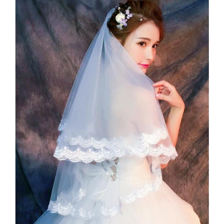 ウェディングベール エッジ 結婚式用 教会挙式 披露宴 ヴェール ウェディングドレス マリアベール 白 レース 小物 人気 花嫁 結婚式 豪華 レディース Cdhsps001 株式会社ドレモクリエイティブ 通販 Yahoo ショッピング