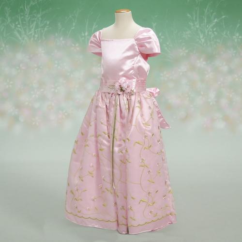 キッズドレス　アウトレット　女の子　フォーマル　ピンク　七五三　発表会　結婚式　　 ９０/１００/１１０/１２０/１３０ 