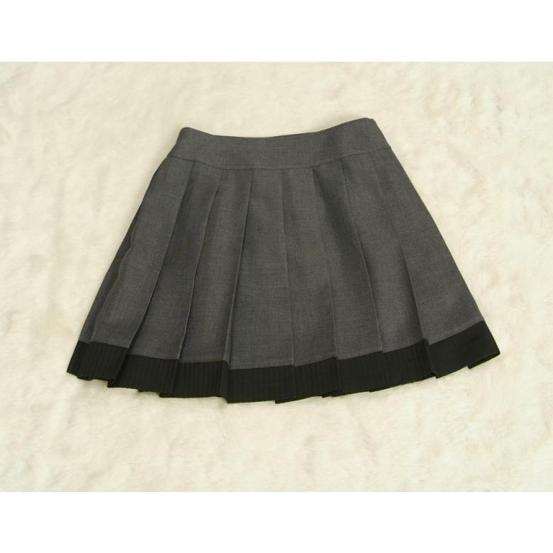 アウトレット　女児ジュニアフォーマルスーツ　140cm〜165cm　黒　シルバー三つ釦　スカートタイプ | 京美 | 04